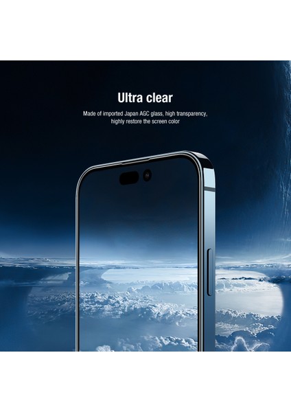 Iphone 14 Pro İçin 2'de 1 Hd Temperli Gl Film (Yurt Dışından) modelleri