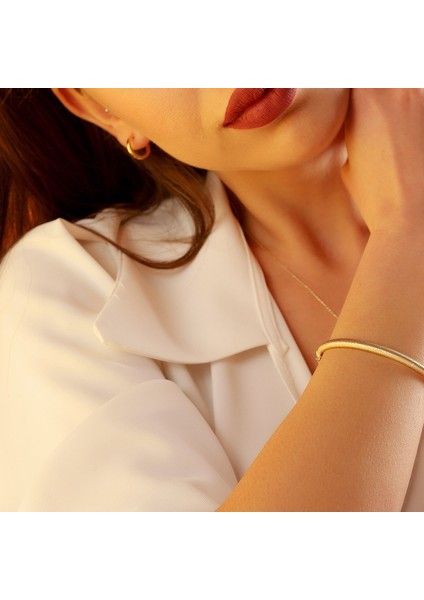 Kadın 14 Ayar Altın Simli Fantezi Kelepçe indirimleri