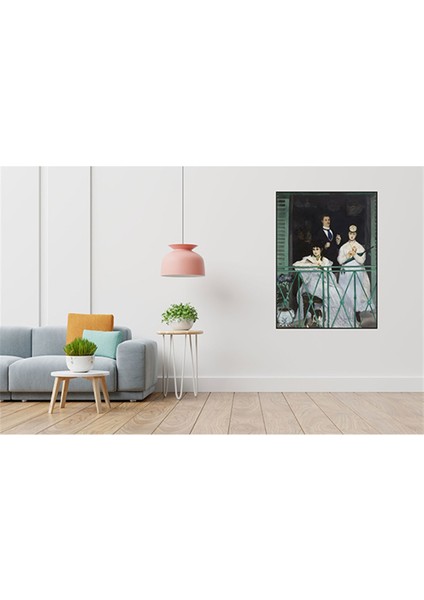 Edouard Manet Balkon PixArt Sanat Elmas Mozaik Tablo Diamond Türkiye 40*60