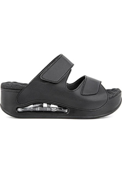 Orthopedix Eos Air Max Tabanlı Cırtlı Siyah Kadın Terlik 3320210 fiyatları