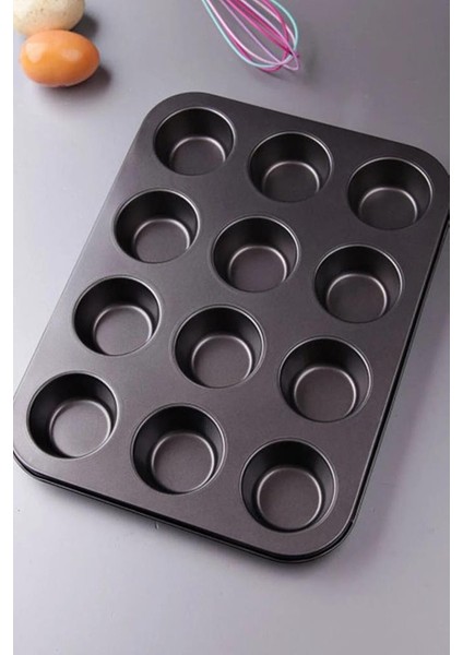 Teflon 12'li Muffin Kalıbı
