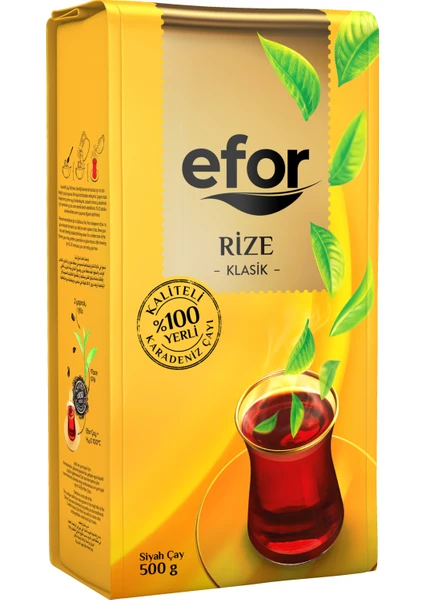 Efor Rize Klasik Dökme Siyah Çay - 500gr