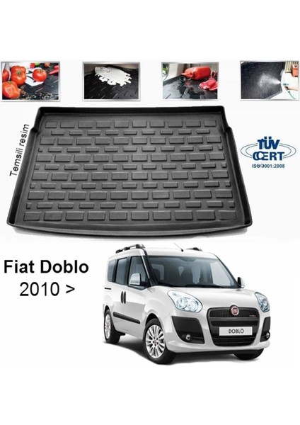 Fiat Doblo 5 Koltuklu 2014 Sonrası 3D Lüx Bagaj Havuzu