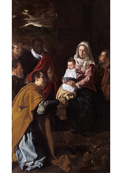Diego Velazquez Magi'nin Hayranlığı PixArt Sanat Elmas Mozaik Tablo Diamond Türkiye 40*60
