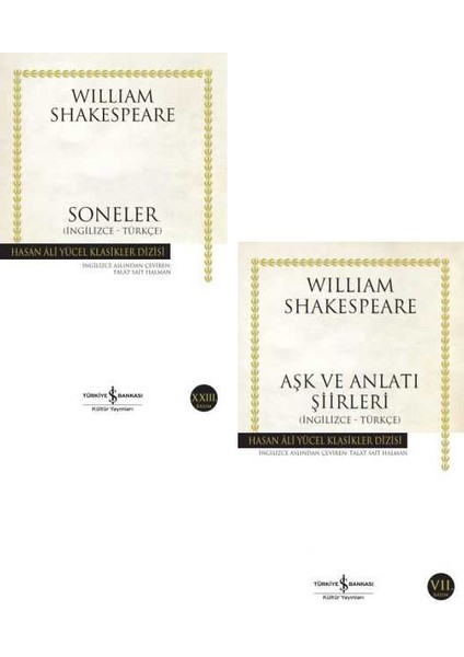 Soneler - Aşk ve Anlatı Şiirleri - William Shakespeare