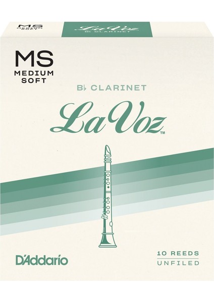 La Voz RCC10MS Sib Klarnet Kamışı Medium Soft