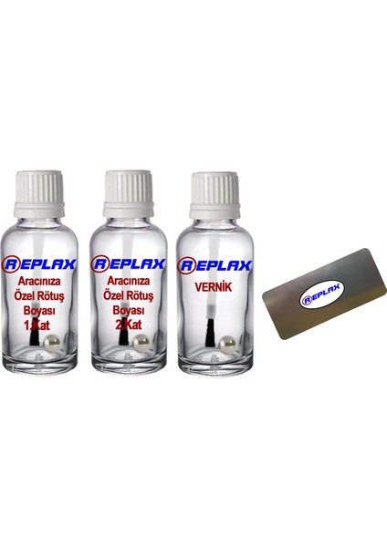 Bmw 6 Seri Sedefli Beyaz A96 2 Kat(2 Şişe) Rötuş Boyası+Vernik+Rötüş Çeliği