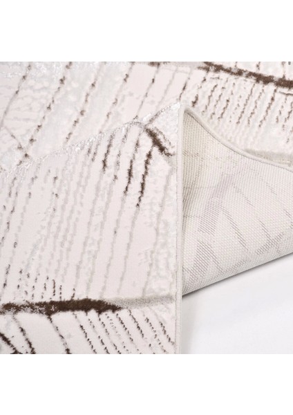 Ipek Halı Sihir 17308 Beyaz Kahve Modern Salon Halısı modelleri