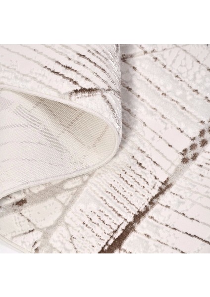 Ipek Halı Sihir 17308 Beyaz Kahve Modern Salon Halısı indirimleri