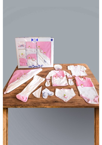 Yeni Doğan Kız Bebek Kıyafeti 10 Parça Hastane Çıkışı fiyatları