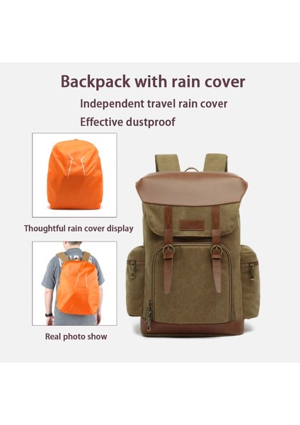 Retro Bilgisayar Sırt Çantası Erkek Tuval Rahat Kadın Sırt Çantası Seyahat Okul Çantası (Yurt Dışından) modelleri