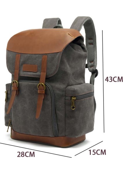Retro Bilgisayar Sırt Çantası Erkek Tuval Rahat Kadın Sırt Çantası Seyahat Okul Çantası (Yurt Dışından) indirimleri