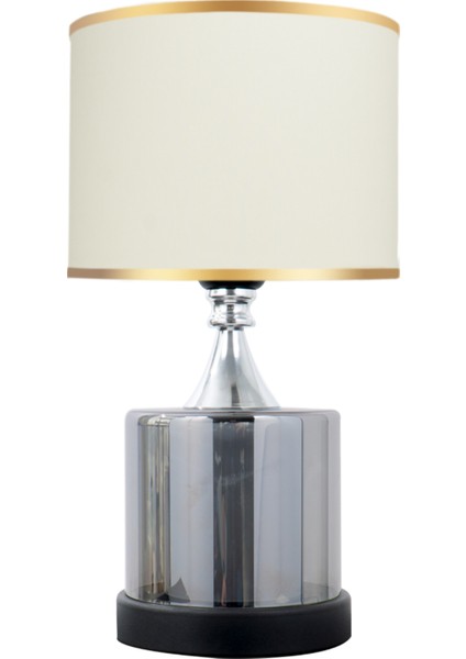 Lambent Füme Siyah Cam Abajur