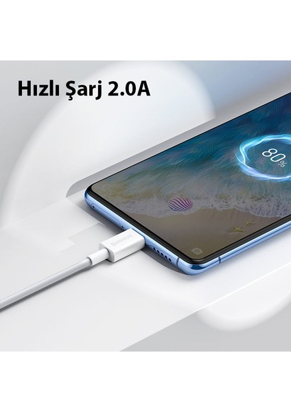 Superior Series USB To Mikro Hızlı Şarj ve Data Kablosu 2A 1m modelleri