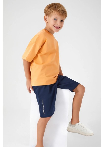 Pamuklu Erkek Çocuk Bermuda Takım 3044 modelleri