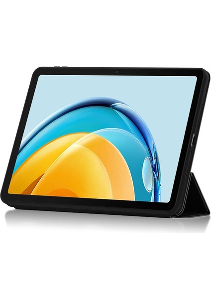 Shin-Wo Huawei Matepad Se 10.4 (2023) Flip Folio Ultra Ince Pu-Deri Sert Kabuk Kapak Için Tablet Kılıfı (Yurt Dışından)