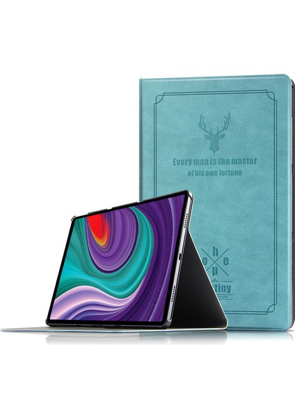 Lenovo Xiaoxin Pad PRO-TB-J716F Flip Folio Ultra Ince Pu-Deri Sert Kabuk Kapak Için Tablet Kılıfı (Yurt Dışından)