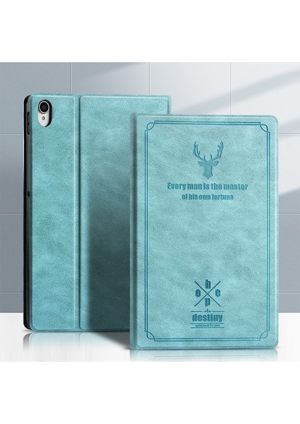 Lenovo Xiaoxin Pad PRO-TB-J716F Flip Folio Ultra Ince Pu-Deri Sert Kabuk Kapak Için Tablet Kılıfı (Yurt Dışından)