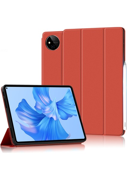 Huawei Matepad Pro 11 (2022) Flip Folio Ultra Ince Pu-Deri Sert Kabuk Kapak Için Tablet Kılıfı (Yurt Dışından)