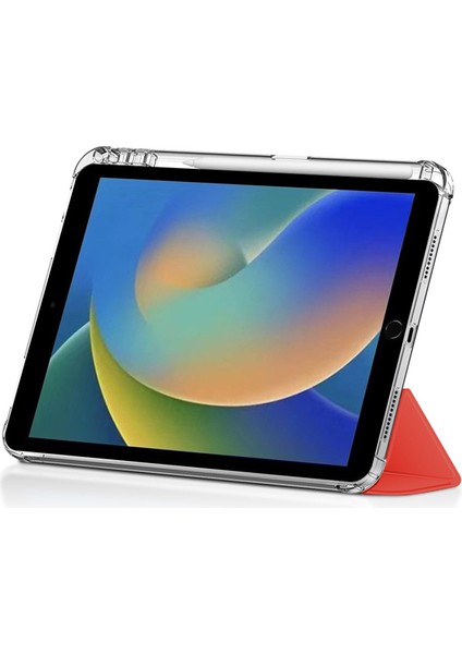 iPad 10.9'' 2022 Flip Folio Ultra Ince Pu-Deri Sert Kabuk Kapak Için Tablet Kılıfı (Yurt Dışından)