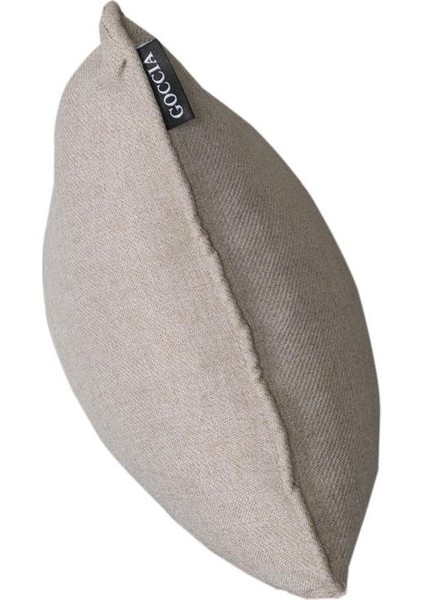 2'li Pamuk Dokulu Dokuma Kırlent Kılıfı Krem