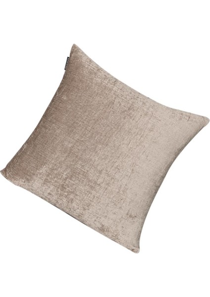 2'lı Kadife Şönil Kırlent Kılıfı Krem Kahve fiyatları