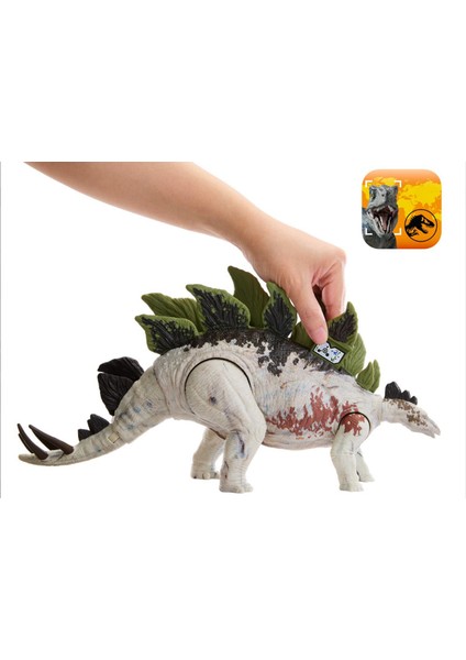 Jurassic World Gigantic Trackers Stegosaurus Aksiyon Figürü modelleri