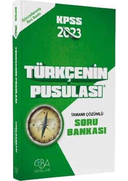 2023 Kpss Türkçenin Pusulası Soru Bankası Cba Yayınları