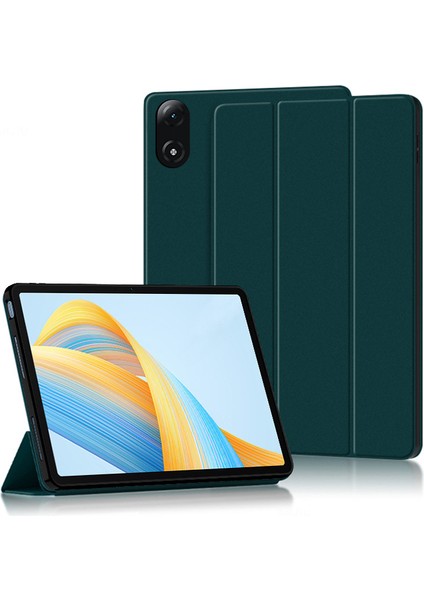 Honor Pad V8 Pro Flip Folio Ultra Ince Pu-Deri Sert Kabuk Kapak Için Tablet Kılıfı (Yurt Dışından)