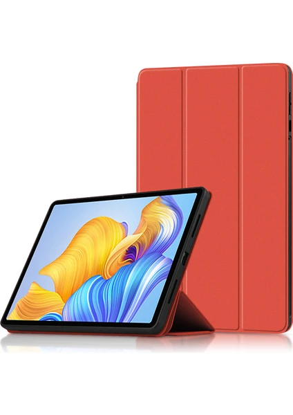 Shin-Wo Honor Pad 8 Flip Folio Ultra Ince Pu-Deri Sert Kabuk Kapak Için Tablet Kılıfı (Yurt Dışından)