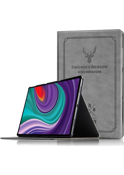 Lenovo Xiaoxin Pad PRO-TB-J716F Flip Folio Ultra Ince Pu-Deri Sert Kabuk Kapak Için Tablet Kılıfı (Yurt Dışından)