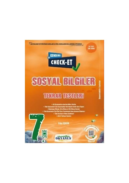 7. Sınıf Kendini Check - Et Sosyal Bilgiler Tekrar Testleri