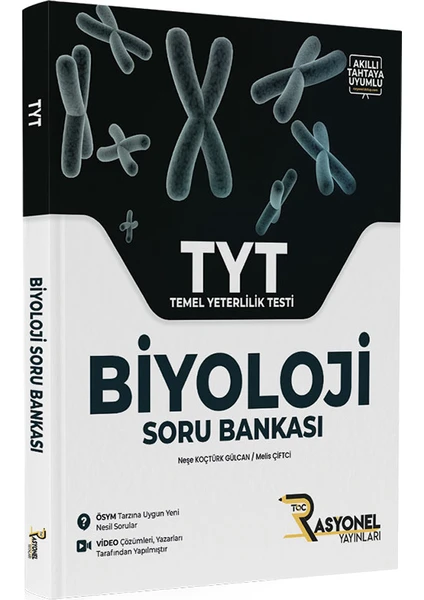 Rasyonel Yayınları TYT Biyoloji Soru Bankası (Yazarlarından Video Çözümlü)