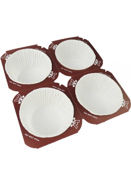 Kap Kek Kapsülü Tray Modeli Beyaz 4 Lü Set Pk:5 fiyatları