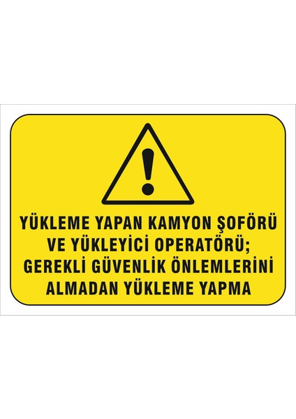 Yükleme Yapan Kamyon Şoförü ve Yükleyici Operatörü