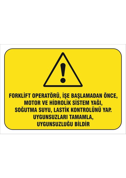 Forklift Operatörü