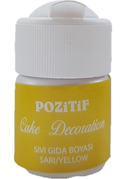 Sıvı Gıda Boyası Sarı 20 ml