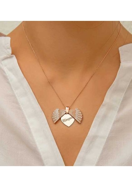 Gümüş Rose Kişiye Özel Istiridye Kadın Kolye fırsatları