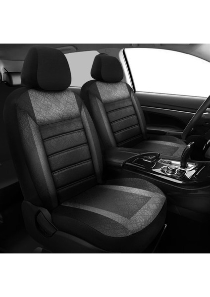 Skoda Octavia 1996-2013 Uyumlu Koltuk Kılıfı Samma - Siyah