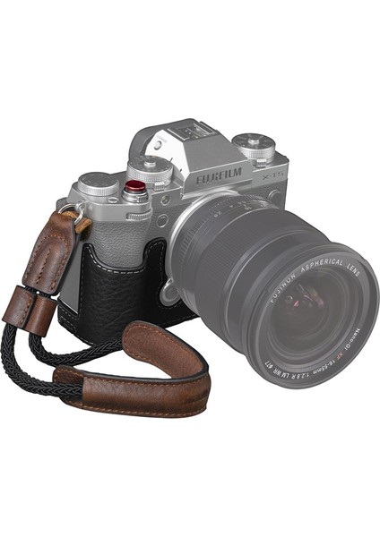3927 Fuji X-T5 Için Deri Kılıf ve Askı