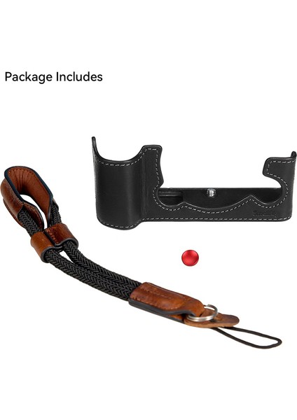 3927 Fuji X-T5 Için Deri Kılıf ve Askı modelleri