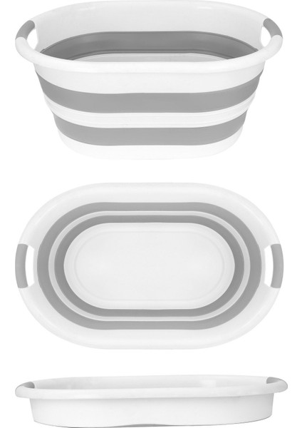 Mega Katlanabilir Silikon Çamaşır Sepeti - Katlanır Akordiyon Sepet Çamaşır Selesi fiyatları