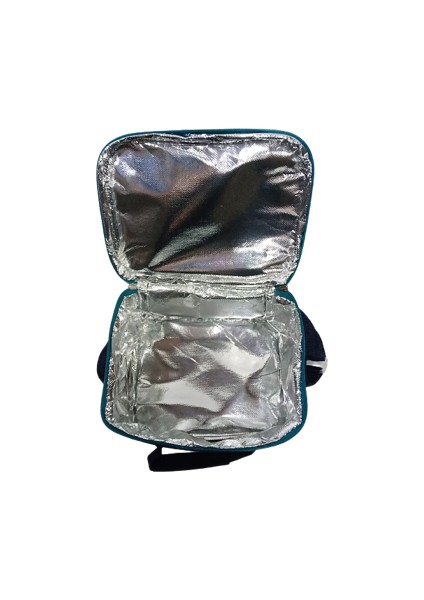 3321 Termoslu Beslenme Çantası Su Yeşili Renk 23X18X10 cm