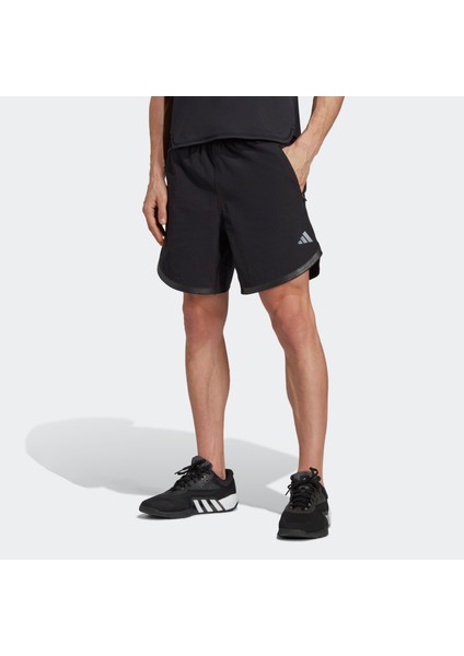 Designed 4 Training Cordura Erkek Siyah Antrenman Şortu (HS7503)
