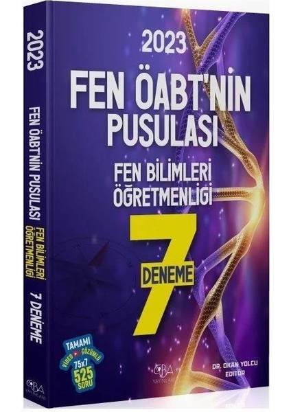 CBA 2023 Öabt Fen Bilimlerinin Pusulası 7 Deneme Cba Yayınları