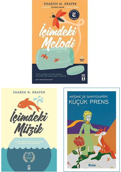 İçimdeki Melodi - İçimdeki Müzik - Küçük Prens - 3 Kitap Set