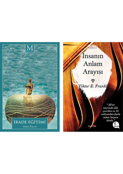 İrade Eğitimi - Jules Payot - - Insanın Anlam Arayışı (2 Kitap Set)