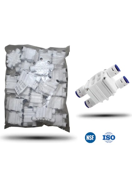 20 Adet Toptan Su Arıtma Cihazı Shut Off Valfe 4 Yollu Quick Vana