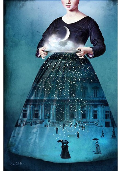 Catrin Welz Stein Tablosu 40 x 50 Elmas Mozaik Tablo