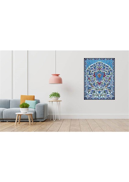 Cini Desen Isleme 41 x 60 Elmas Mozaik Tablo